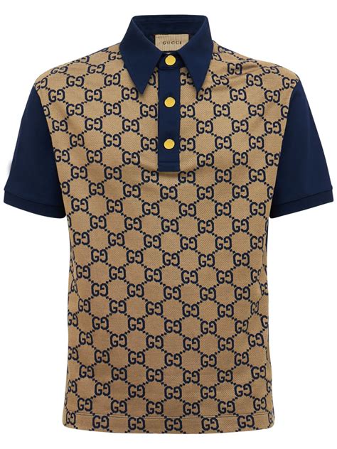 gucci all over print polo shirts|Gucci polo shirts for cheap.